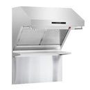 Forno 2-Piece Appliance Package - 30-Inch Gas Range & Wall Mount Hood with Backsplash in Stainless Steel