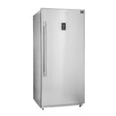 Forno 5-Piece Appliance Package - 30-Inch Gas Range with Air Fryer, 56-Inch Pro-Style Refrigerator, Wall Mount Hood, Microwave Oven, & 3-Rack Dishwasher in Stainless Steel