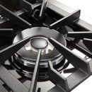 Forno 5-Piece Appliance Package - 36-Inch Dual Fuel Range, Refrigerator, Wall Mount Hood, Microwave Oven, & 3-Rack Dishwasher in Stainless Steel