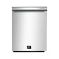 Forno 5-Piece Appliance Package - 36-Inch Gas Range, Refrigerator, Wall Mount Hood, Microwave Drawer, & 3-Rack Dishwasher in Stainless Steel
