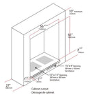 Forno 5-Piece Pro Appliance Package - 30-Inch Dual Fuel Range, 56-Inch Pro-Style Refrigerator, Wall Mount Hood, Microwave Oven, & 3-Rack Dishwasher in Stainless Steel