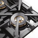 Forno 2-Piece Pro Appliance Package - 30-Inch Gas Range & Wall Mount Hood in Stainless Steel