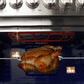 Forno 4-Piece Pro Appliance Package - 36-Inch Dual Fuel Range, Refrigerator, Wall Mount Hood, & 3-Rack Dishwasher in Stainless Steel