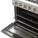 Forno Appliance Package- 36 Inch Gas Range, Dishwasher, FDWBI-FFSGS6244-36