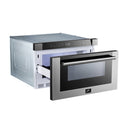 Forno Appliance Package - 36 Inch Gas Range, Range Hood, Refrigerator, Microwave Drawer, Dishwasher, Cook Top, FCTIN-FFSGS6244-36