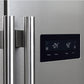 Forno Appliance Package - 36 Inch Gas Range, Wall Mount Range Hood, 33" Built-In Refrigerator, FFRBI-FFSGS6244-36 - MyBBQDirect