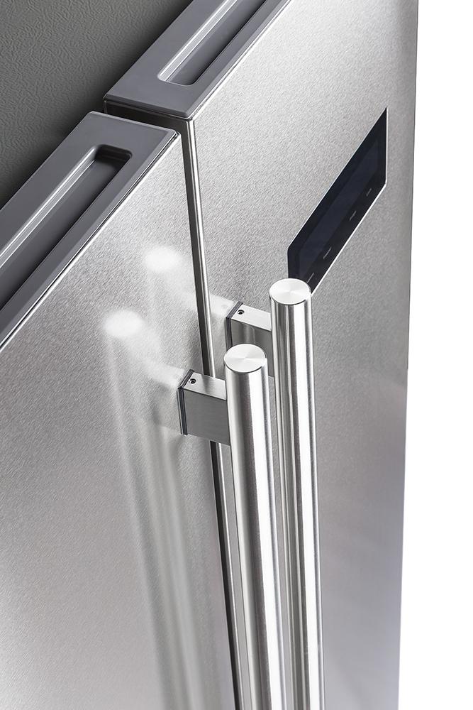 Forno Appliance Package - 36 Inch Gas Range, Wall Mount Range Hood, 33" Built-In Refrigerator, FFRBI-FFSGS6244-36 - MyBBQDirect
