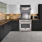 Forno Appliance Package - 36 Inch Gas Range, Wall Mount Range Hood, 33" Built-In Refrigerator, FFRBI-FFSGS6244-36 - MyBBQDirect