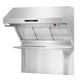 Forno Appliance Package - 36 Inch Gas Range, Wall Mount Range Hood, 33" Built-In Refrigerator, FFRBI-FFSGS6244-36 - MyBBQDirect