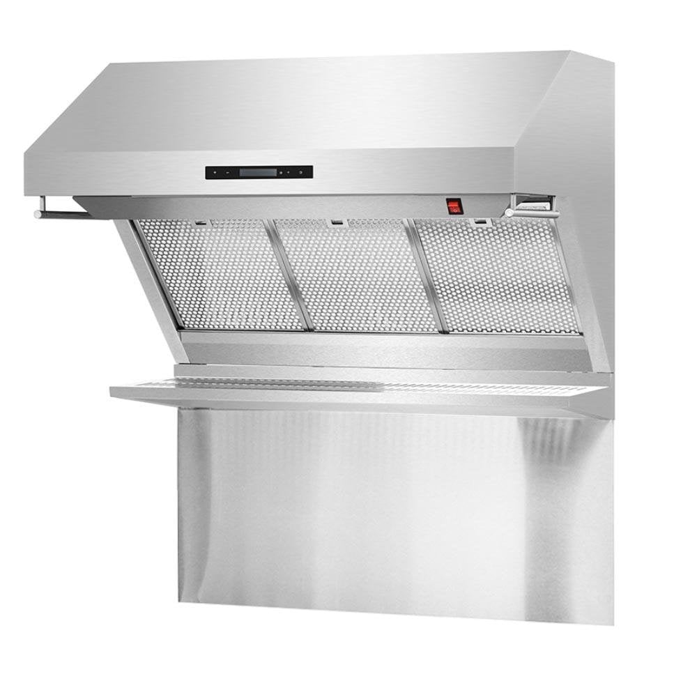 Forno Appliance Package - 36 Inch Gas Range, Wall Mount Range Hood, 33" Built-In Refrigerator, FFRBI-FFSGS6244-36 - MyBBQDirect