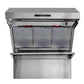 Forno Appliance Package - 36 Inch Gas Range, Wall Mount Range Hood, 33" Built-In Refrigerator, FFRBI-FFSGS6244-36 - MyBBQDirect