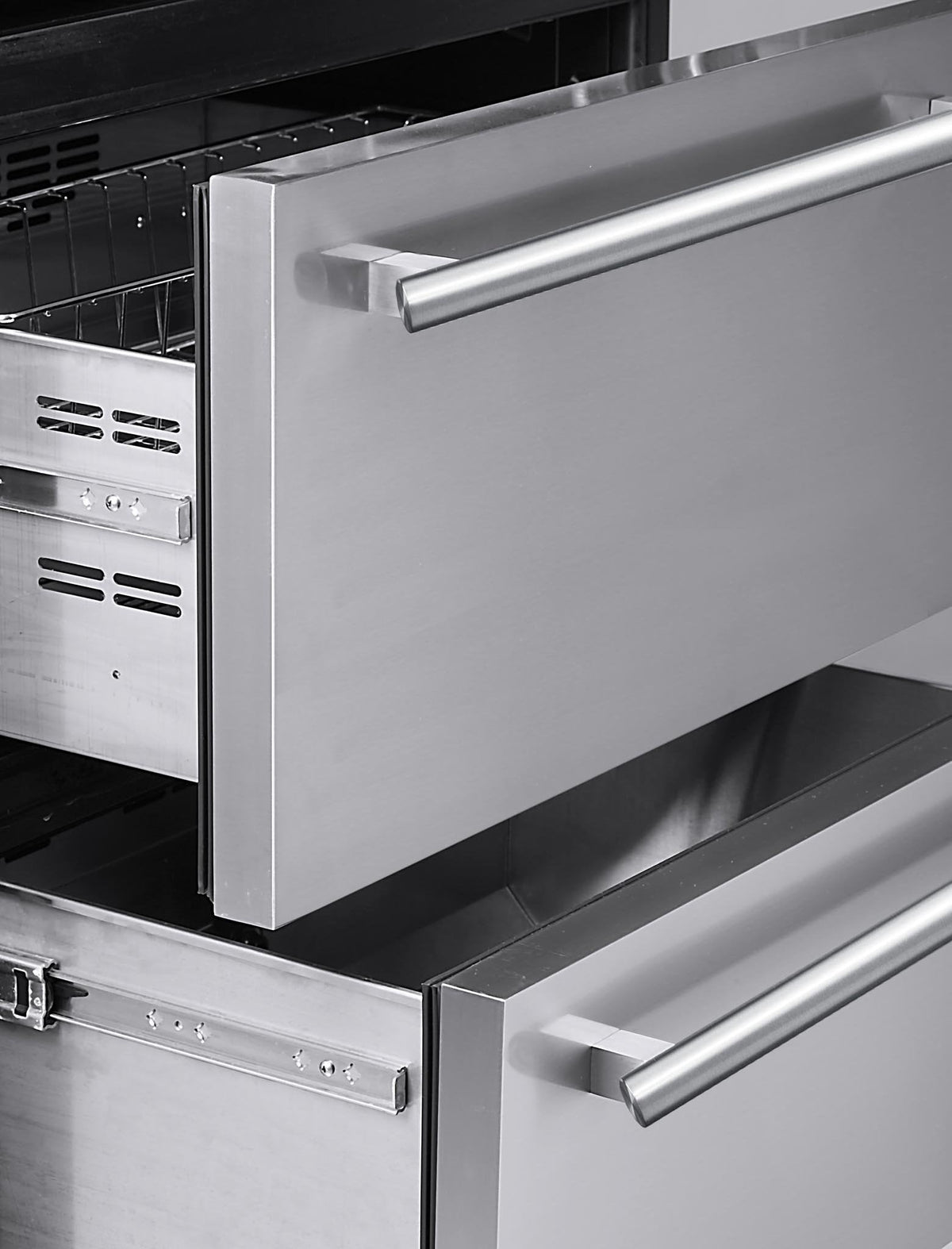 Forno Appliance Package - 36 Inch Gas Range, Wall Mount Range Hood, Microwave Drawer, 6661-FFSGS6244-36 - MyBBQDirect