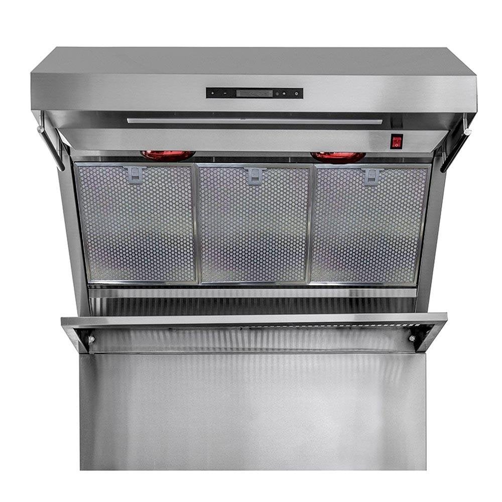 Forno Appliance Package - 36 Inch Gas Range, Wall Mount Range Hood, Microwave Drawer, Dishwasher, FWCDR-FRHWM5029-36 - MyBBQDirect