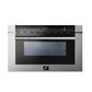 Forno Appliance Package - 48 Inch Dual Fuel Range, Range Hood, Built-In Refrigerator, Microwave Drawer, Dishwasher, Wine Cooler, 33SB-FFSGS6156-48 - MyBBQDirect