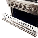 Forno Capriasca - Titanium Professional 30" Freestanding Colored Door Gas Range FFSGS6260-30WHT
