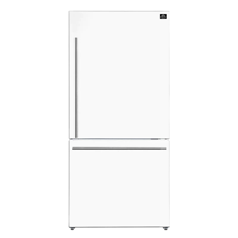 Forno Milano Espresso 31-Inch 17.2 cu. ft. Bottom Freezer Right Swing Door Refrigerator - FFFFD1785-31