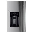 FORNO Salerno 40" Side by Side Built-in Refrigerator 20.0 cu.ft in Stainless Steel With Built-in Style Grille Trim Kit - FFRBI1844-40SG