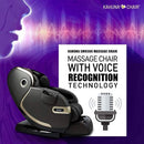 Full-Body L-Track Spot Target Voice Recognition Fully Assembled Massage Chair 