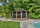 Gazebo Penguin Florence Solarium 12 Ft. x 12 Ft. in Sand 41212-12