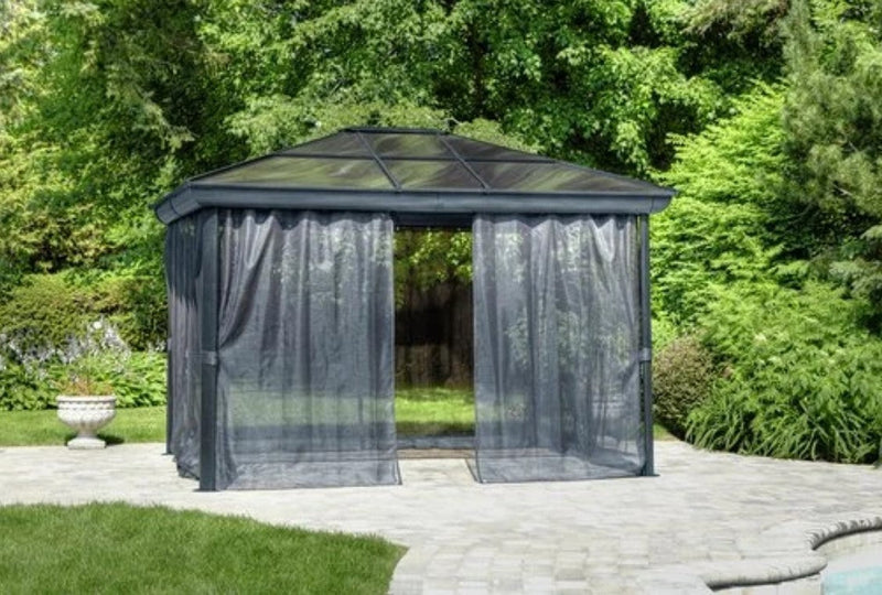 Gazebo Penguin Venus Gazebo 10 Ft. x 12 Ft. in Slate 43202-32