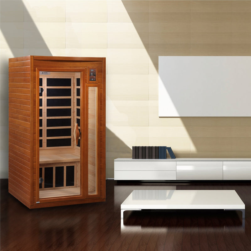 Golden Designs Infrared Sauna Dynamic 1-2 Person Barcelona Edition - DYN-6106-01