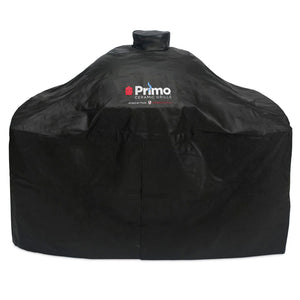 Primo Vinyl Cover for Oval XL 400 & Oval LG 300 on Cart with Island Top - PG00417
