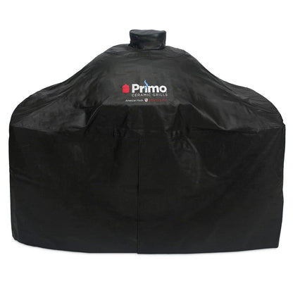 Primo Vinyl Cover for Oval XL 400 & Oval LG 300 on Cart with Island Top - PG00417