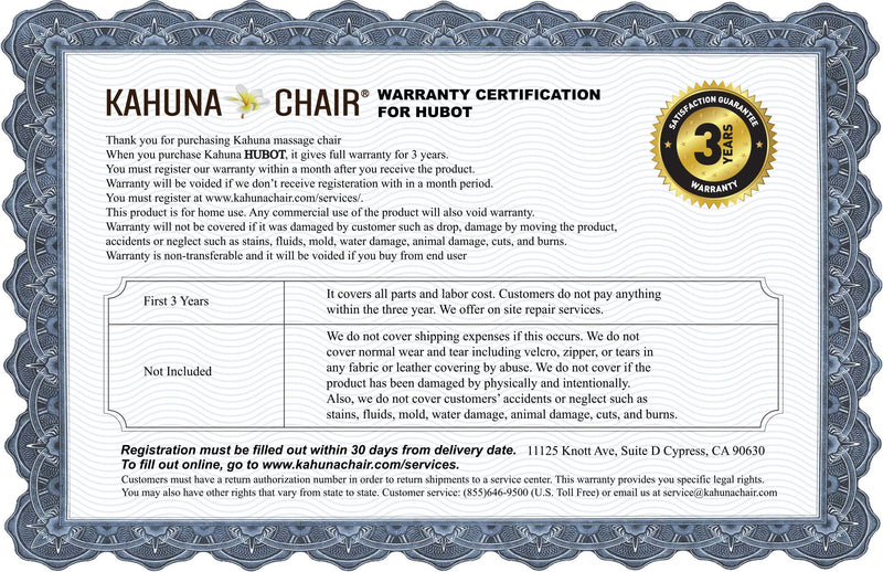 Kahuna HM Exquisite Rhythmic HSL-Track Massage Chair