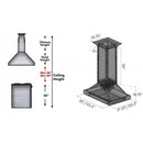 ZLINE 30 in. Designer Series Stainless Island Range Hood (KB2i-CSSXS) - MyBBQDirect