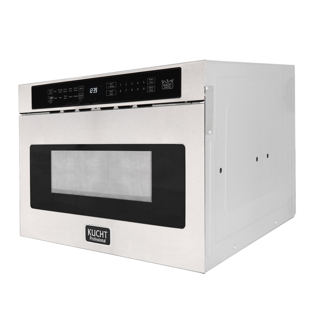 Kucht 5-Piece Appliance Package - 30-Inch Gas Range, Refrigerator, Under Cabinet Hood, Dishwasher, & Microwave Drawer in Stainless Steel - MyBBQDirect