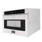 Kucht 5-Piece Appliance Package - 30-Inch Gas Range, Refrigerator, Wall Mount Hood, Dishwasher, & Microwave Drawer in Stainless Steel - MyBBQDirect