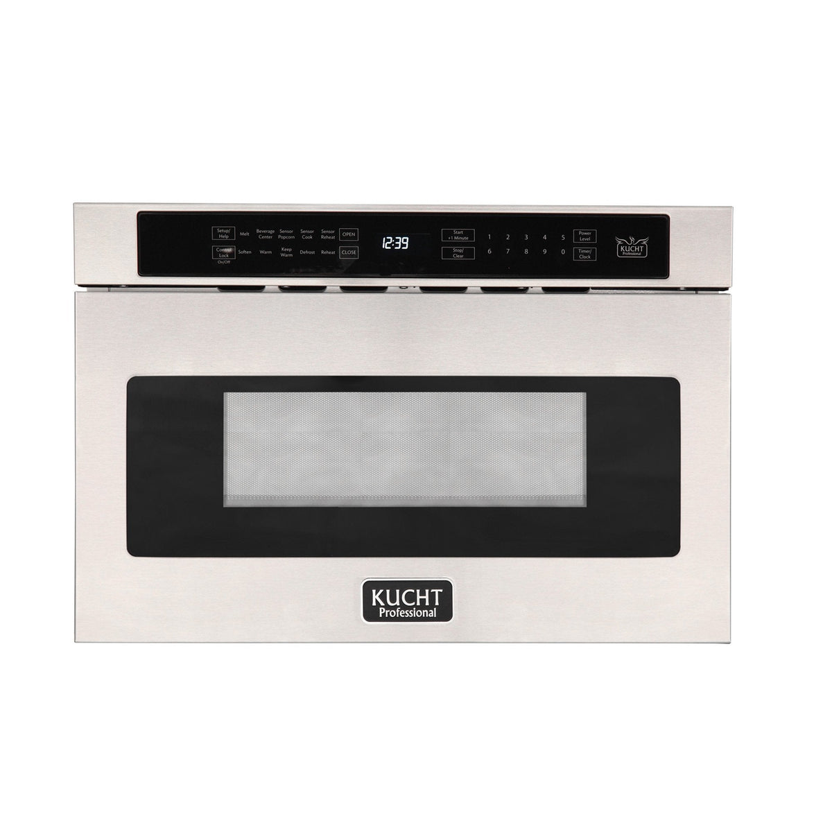 Kucht 5-Piece Appliance Package - 36-Inch Gas Range, Refrigerator, Under Cabinet Hood, Dishwasher, & Microwave Drawer in Stainless Steel - MyBBQDirect