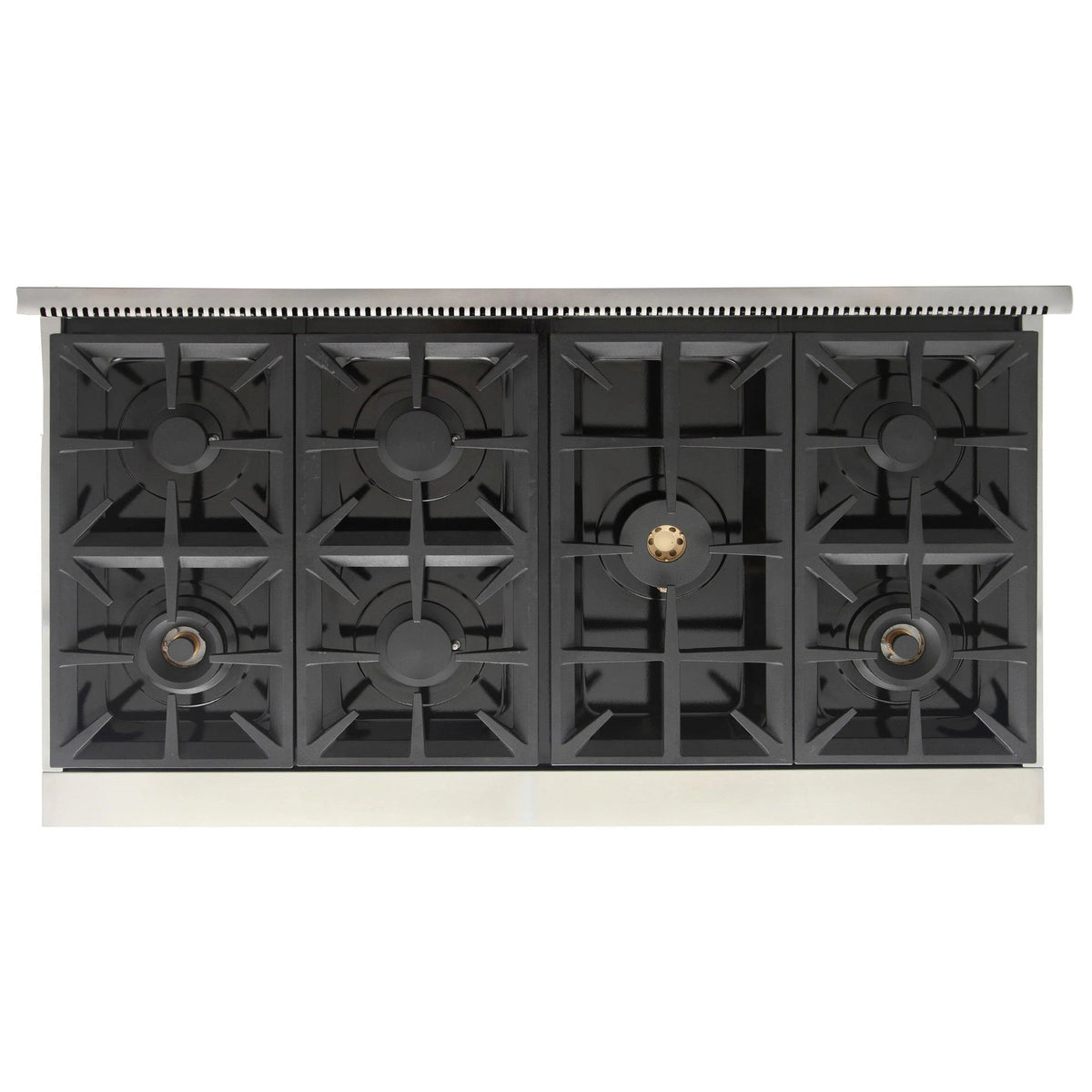 Kucht Appliance Package - 48 in. Natural Gas Range in Stainless Steel and Refrigerator, K748-KFX480-FDS - MyBBQDirect