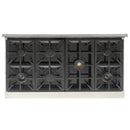 Kucht Appliance Package - 48 in. Natural Gas Range in Stainless Steel and Refrigerator, K748-KFX480-FDS