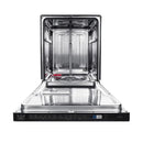 Kucht Appliance Package - 48 inch Natural Gas Range in Stainless Steel, Microwave Drawer, Refrigerator, Dishwasher, KMD-24S-KFX480