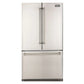 Kucht Appliance Package - 48 inch Natural Gas Range in Stainless Steel, Range Hood, Refrigerator, Dishwasher, KRH-KFX480-4812IS - MyBBQDirect