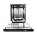 Kucht Appliance Package - 48 inch Natural Gas Range in Stainless Steel, Wall Dishwasher, Refrigerator, K65-KFX480-02D