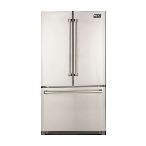 Kucht Appliance Package - 48 inch Natural Gas Range in Stainless Steel, Wall Dishwasher, Refrigerator, K65-KFX480-02D