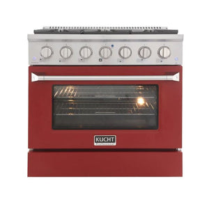 Kucht Appliance Package Professional 36 in. 5.2 cu ft. Natural Gas Range & Dishwasher, K77-KNG361-40D - MyBBQDirect