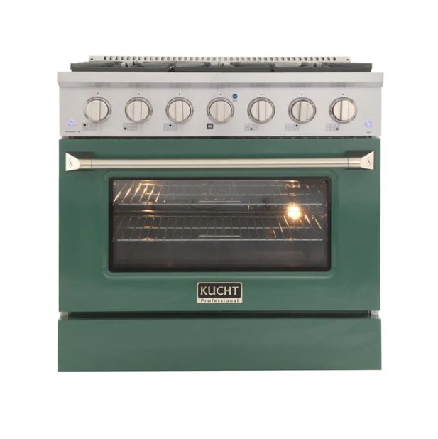 Kucht Appliance Package Professional 36 in. 5.2 cu ft. Natural Gas Range & Dishwasher, K77-KNG361-40D - MyBBQDirect