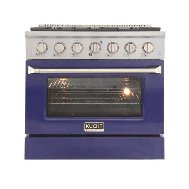Kucht Appliance Package Professional 36 in. 5.2 cu ft. Natural Gas Range & Dishwasher, K77-KNG361-40D - MyBBQDirect