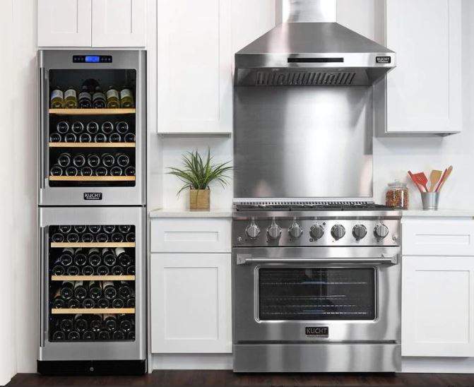 Kucht Appliance Package Professional 36 in. 5.2 cu ft. Natural Gas Range, Microwave Drawer, Dishwasher, KMD24S-KNG-361 - MyBBQDirect