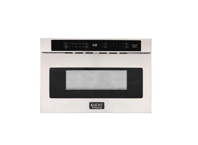 Kucht Appliance Package Professional 36 in. 5.2 cu ft. Natural Gas Range, Microwave Drawer, Dishwasher, KMD24S-KNG-361 - MyBBQDirect