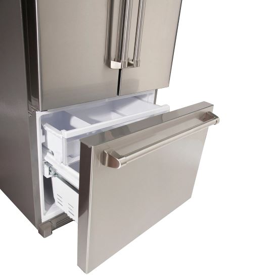 Kucht Appliance Package Professional 36 in. 5.2 cu ft. Natural Gas Range, Range Hood & Refrigerator, K748FDS-KNG-361 - MyBBQDirect