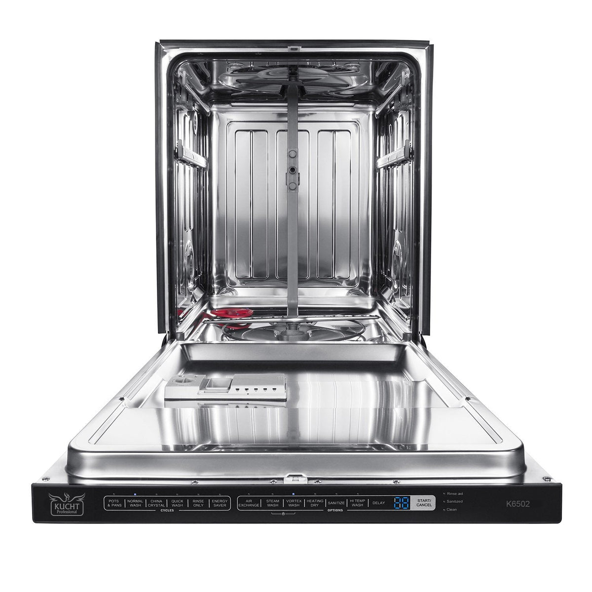 Kucht 5-Piece Appliance Package - 30-Inch Gas Range, Refrigerator, Wall Mount Hood, Dishwasher, & Microwave Drawer in Stainless Steel - MyBBQDirect