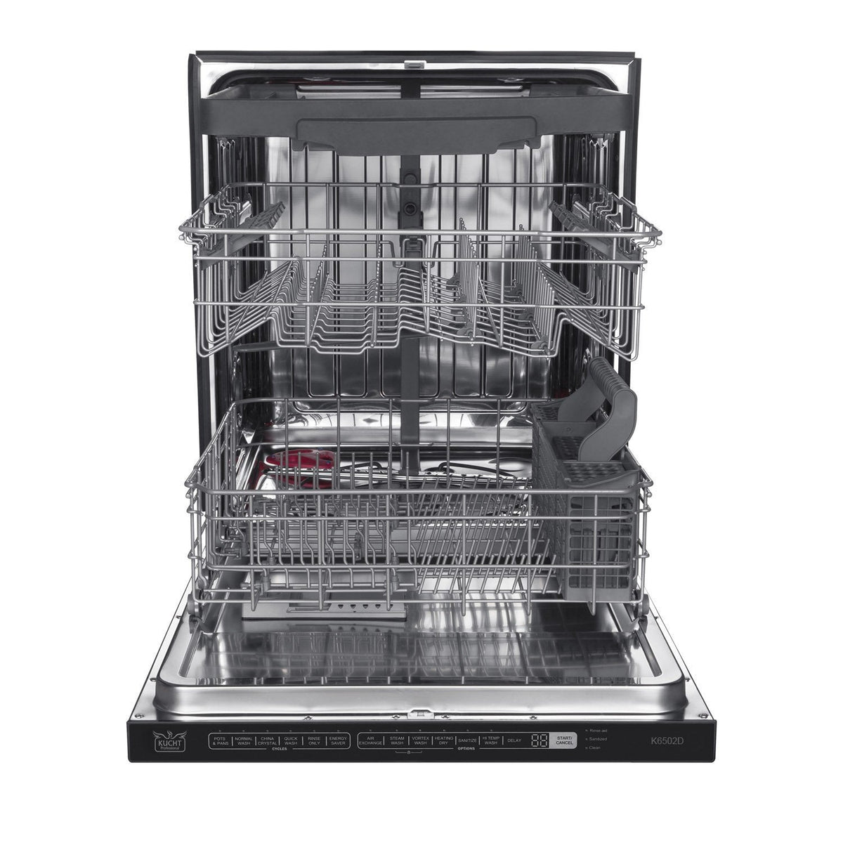Kucht 5-Piece Appliance Package - 30-Inch Gas Range, Refrigerator, Wall Mount Hood, Dishwasher, & Microwave Drawer in Stainless Steel - MyBBQDirect
