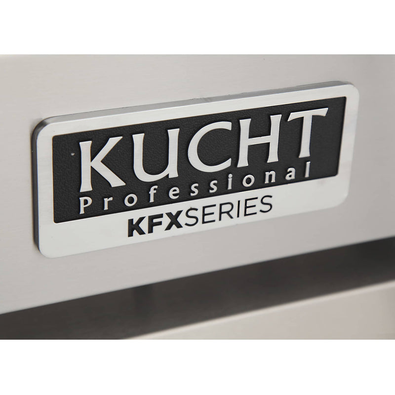 Kucht 4-Piece Appliance Package - 30-Inch Gas Range, Refrigerator, Wall Mount Hood, & Dishwasher in Stainless Steel