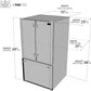 Kucht 5-Piece Appliance Package - 36-Inch Gas Range, Refrigerator, Wall Mount Hood, Dishwasher, & Microwave Drawer in Stainless Steel