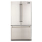 Kucht 5-Piece Appliance Package - 30-Inch Gas Range, Refrigerator, Wall Mount Hood, Dishwasher, & Microwave Drawer in Stainless Steel - MyBBQDirect