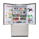 Kucht 5-Piece Appliance Package - 36-Inch Dual Range, Refrigerator, Wall Mount Hood, Dishwasher, & Microwave Drawer in Stainless Steel
